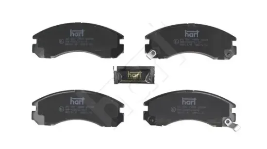 Bremsbelagsatz, Scheibenbremse Vorderachse HART 261 859 Bild Bremsbelagsatz, Scheibenbremse Vorderachse HART 261 859