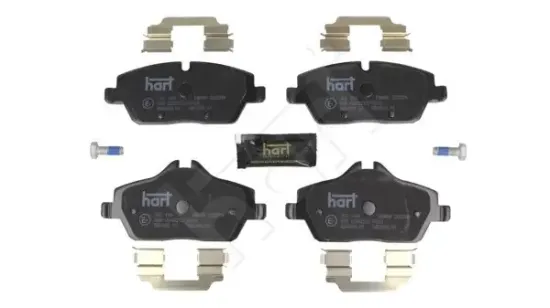 Bremsbelagsatz, Scheibenbremse Vorderachse HART 262 195 Bild Bremsbelagsatz, Scheibenbremse Vorderachse HART 262 195
