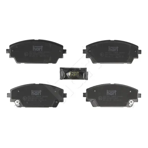 Bremsbelagsatz, Scheibenbremse Vorderachse HART 262 645 Bild Bremsbelagsatz, Scheibenbremse Vorderachse HART 262 645