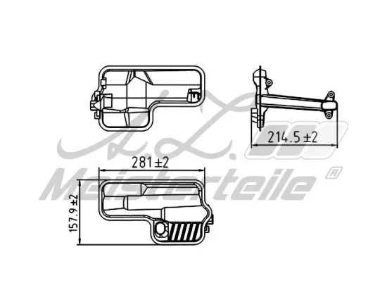 Hydraulikfilter, Automatikgetriebe A.Z. Meisterteile AZMT-41-050-1020 Bild Hydraulikfilter, Automatikgetriebe A.Z. Meisterteile AZMT-41-050-1020
