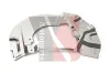 Spritzblech, Bremsscheibe Vorderachse rechts YSPARTS YS-SP0108