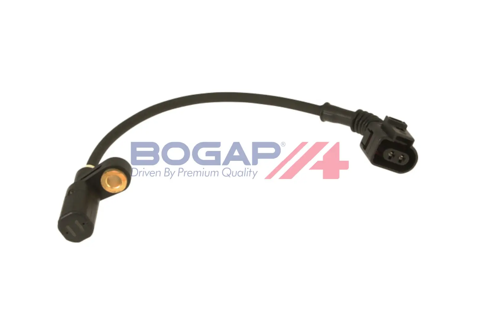 Sensor, Raddrehzahl 12 V Hinterachse links Hinterachse rechts BOGAP A7117286