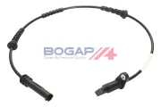 Sensor, Raddrehzahl Hinterachse rechts Hinterachse links BOGAP B7117152