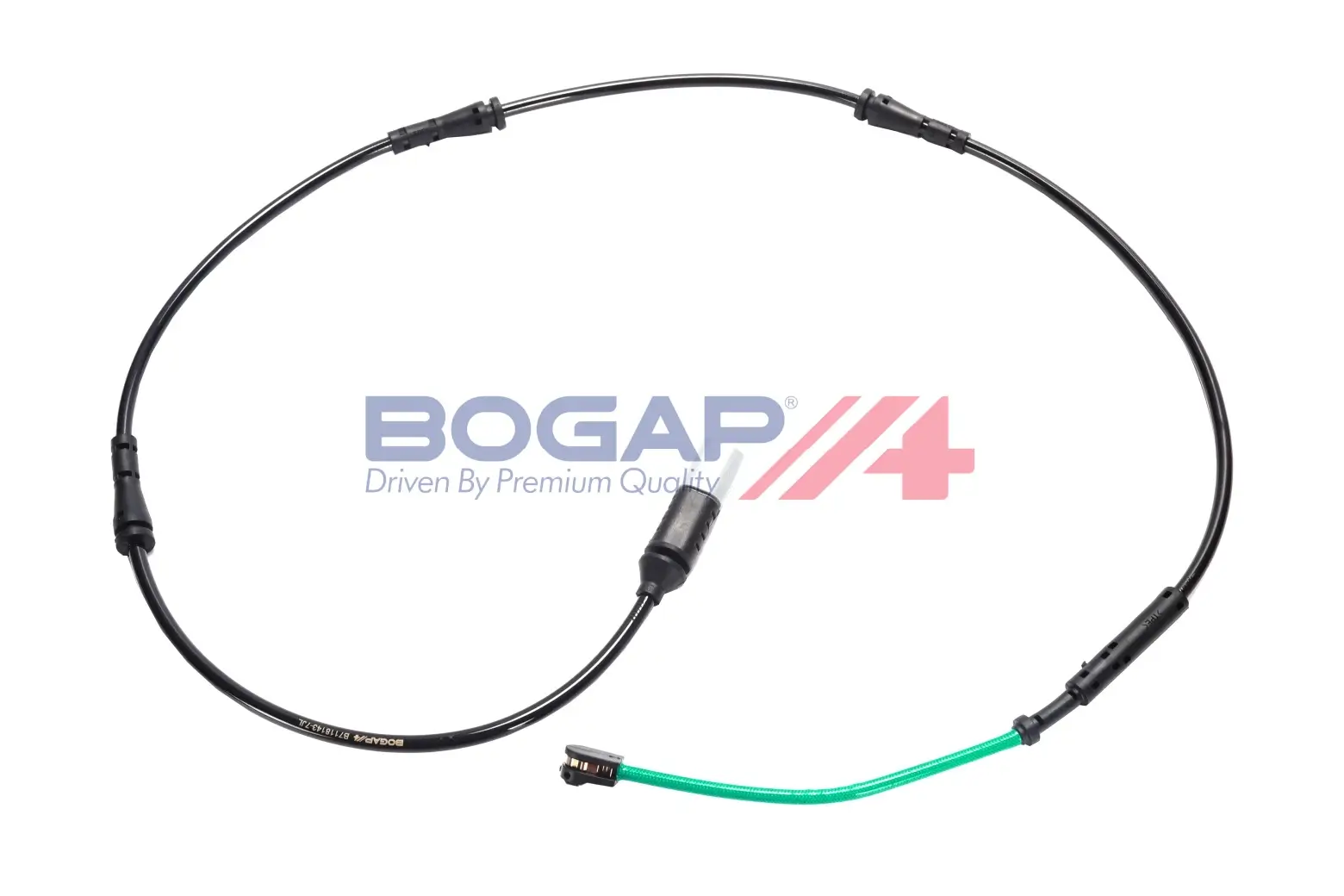 Warnkontakt, Bremsbelagverschleiß Hinterachse rechts Hinterachse links BOGAP B7118143