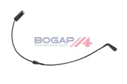 Warnkontakt, Bremsbelagverschleiß Hinterachse rechts Hinterachse links BOGAP B7118177
