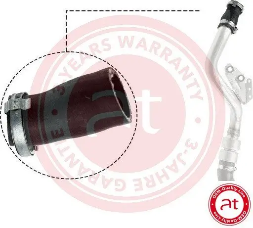 Ladeluftschlauch at autoteile germany at20832 Bild Ladeluftschlauch at autoteile germany at20832