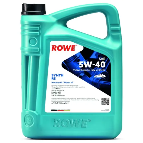 Motoröl 5W-40 5L ROWE 20001-0050-99 Bild Motoröl 5W-40 5L ROWE 20001-0050-99