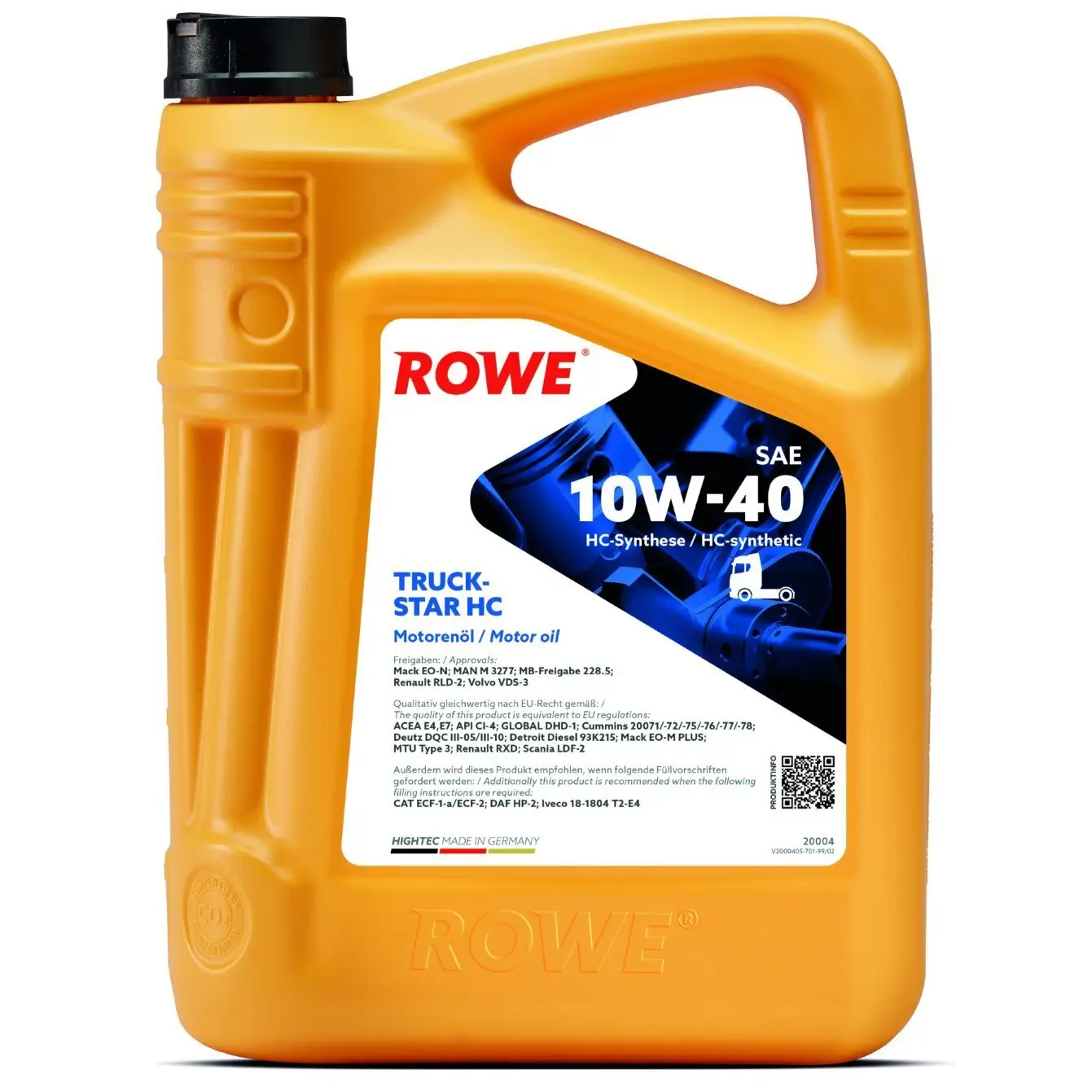 Motoröl 10W-40 5L ROWE 20004-0050-99