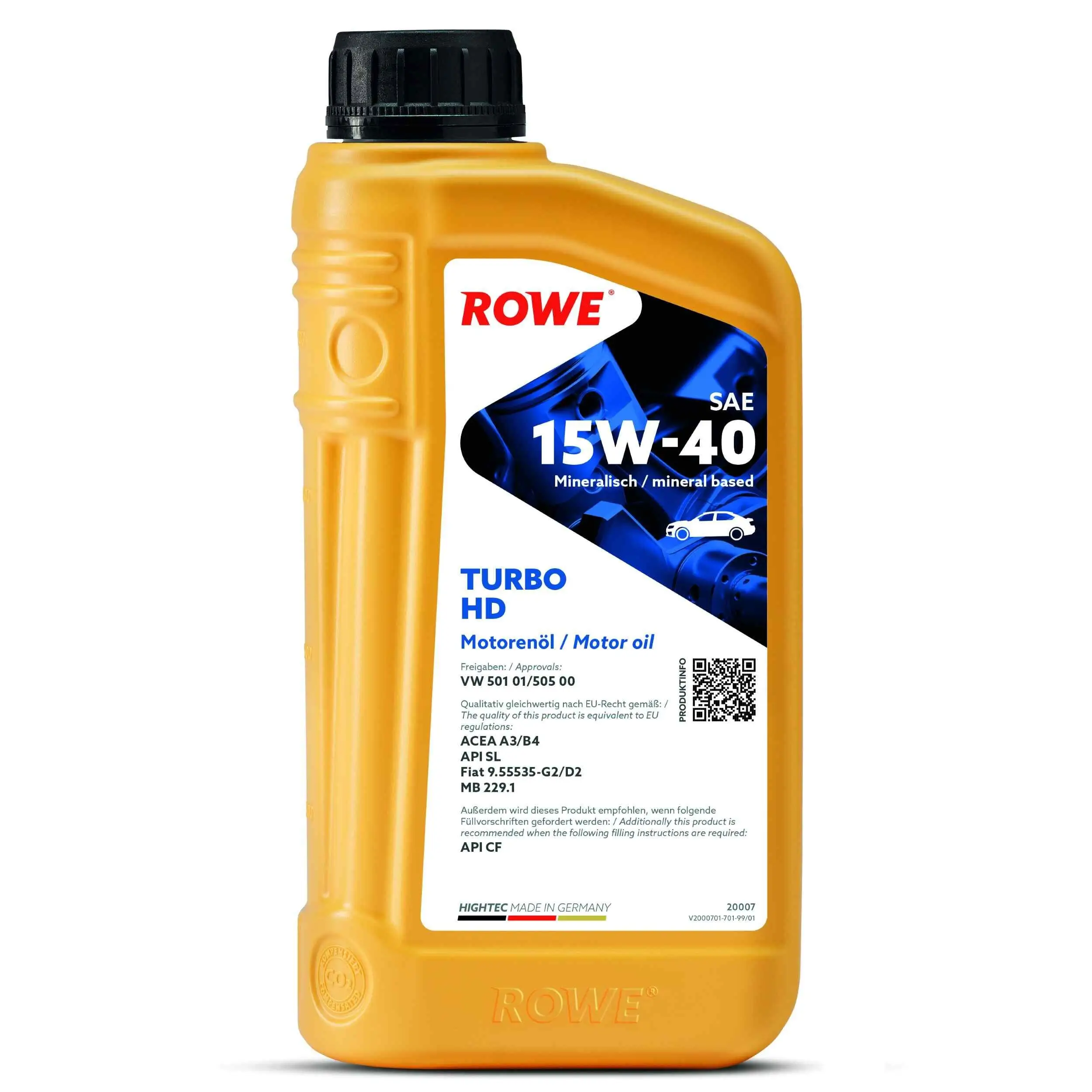 Motoröl 15W-40 1L ROWE 20007-0010-99