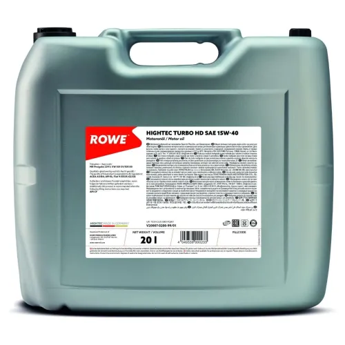 Motoröl 15W-40 20L ROWE 20007-0200-99 Bild Motoröl 15W-40 20L ROWE 20007-0200-99