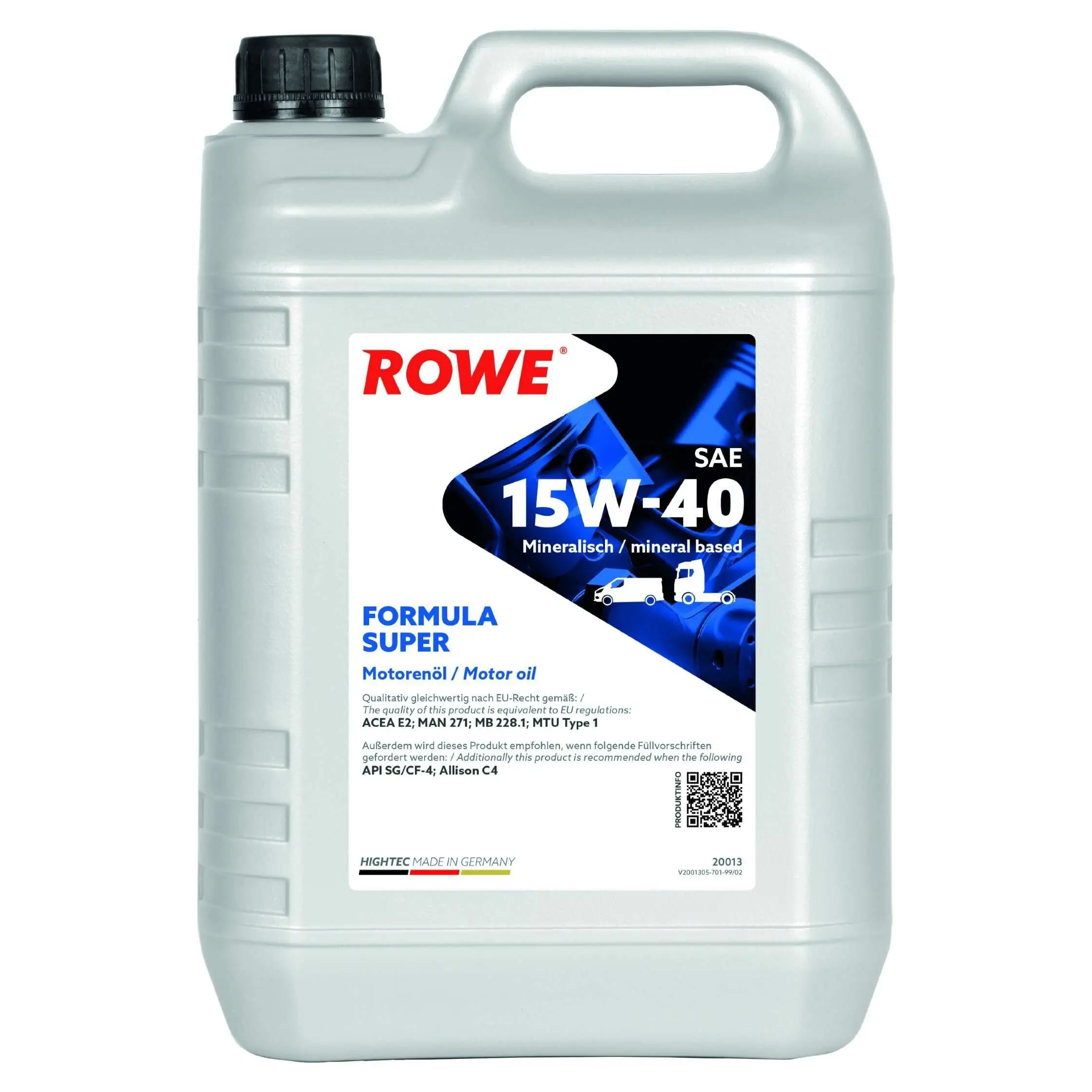 Motoröl 15W-40 5L ROWE 20013-0050-99