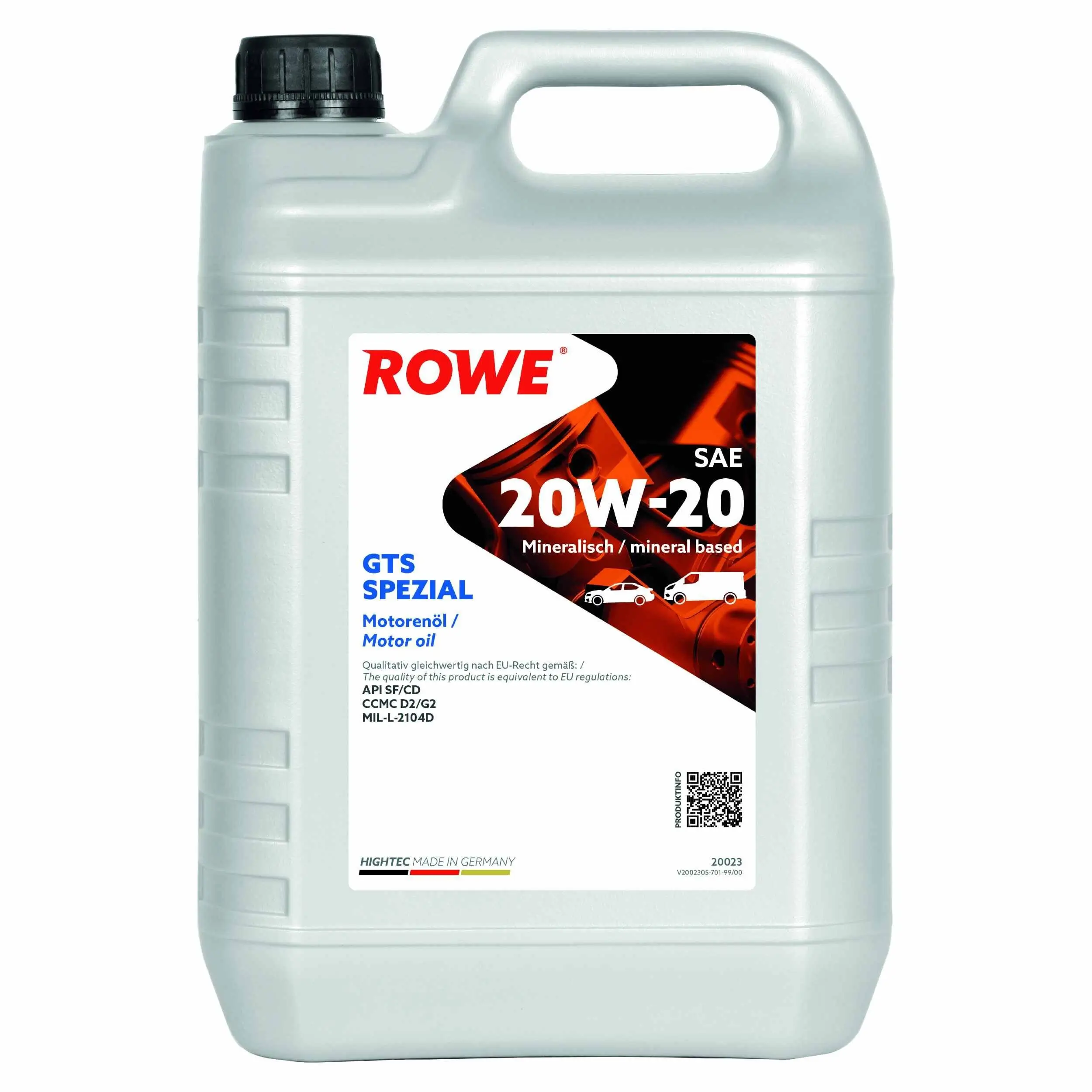 Motoröl 20W-20 5L ROWE 20023-0050-99