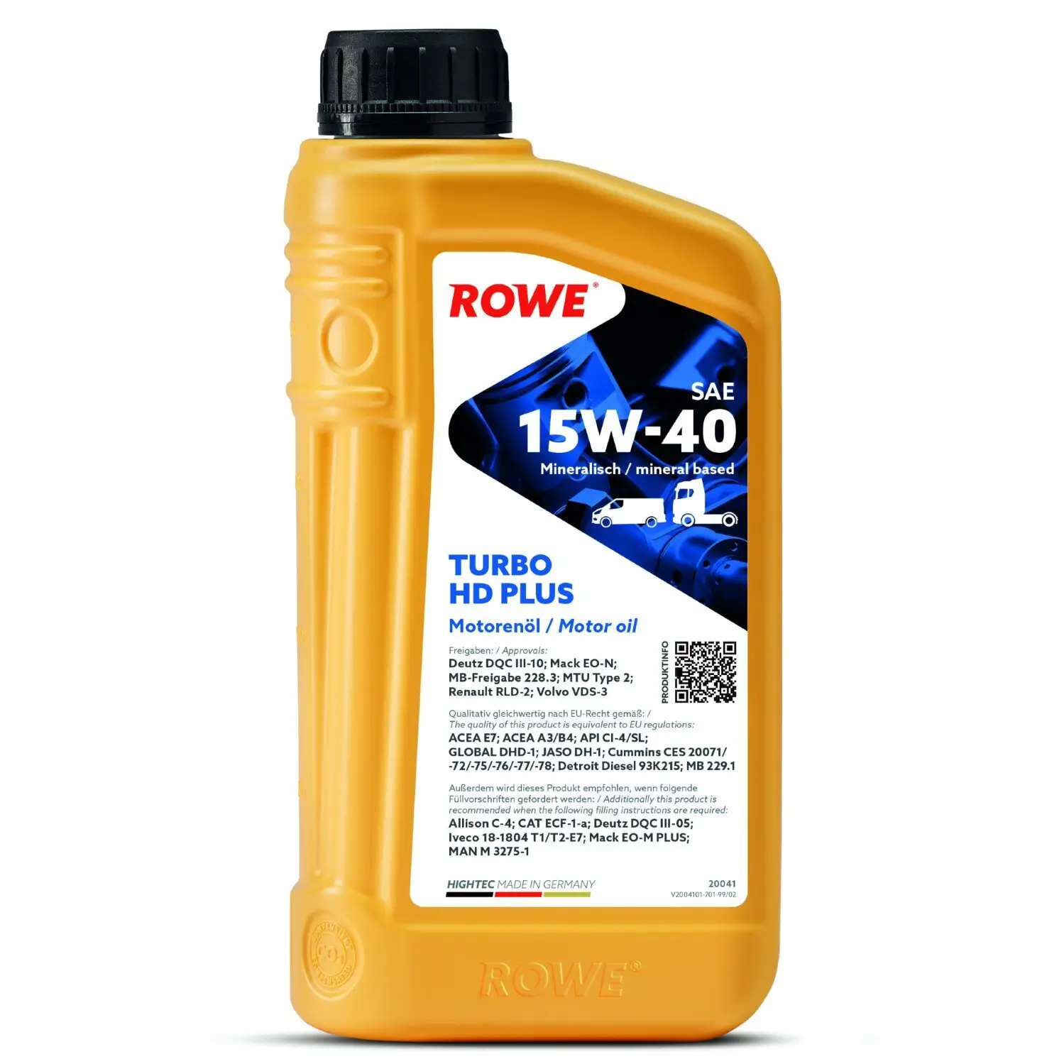 Motoröl 15W-40 1L ROWE 20041-0010-99