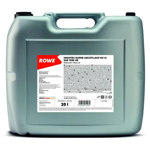 Motoröl 10W-40 20L ROWE 20058-0200-99 Bild Motoröl 10W-40 20L ROWE 20058-0200-99