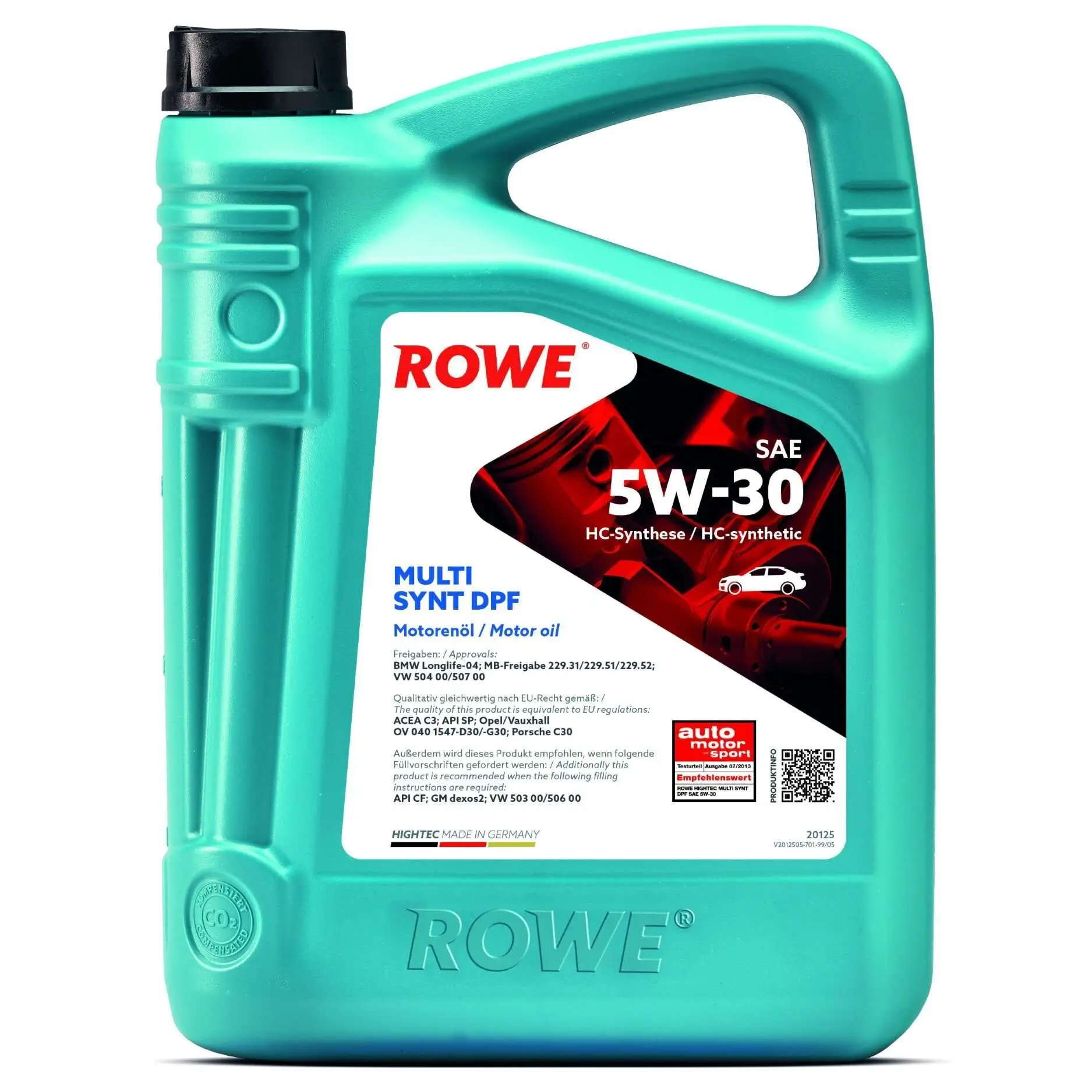 Motoröl 5W-30 4L ROWE 20125-0040-99