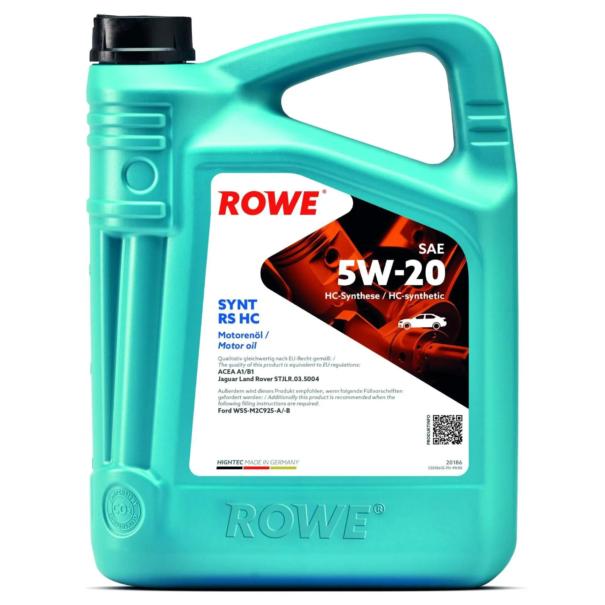 Motoröl 5W-20 5L ROWE 20186-0050-99