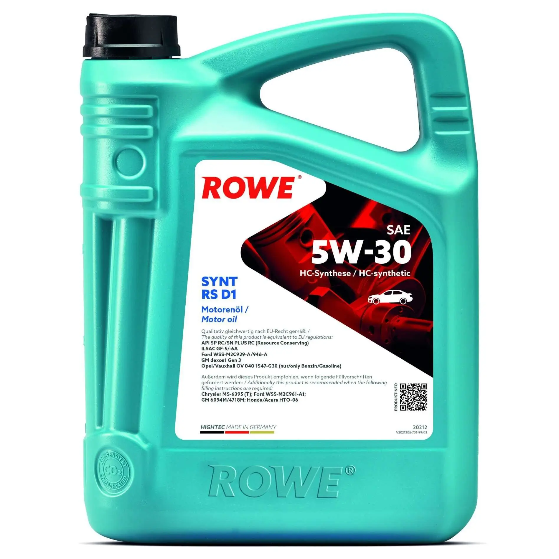Motoröl 5W-30 5L ROWE 20212-0050-99
