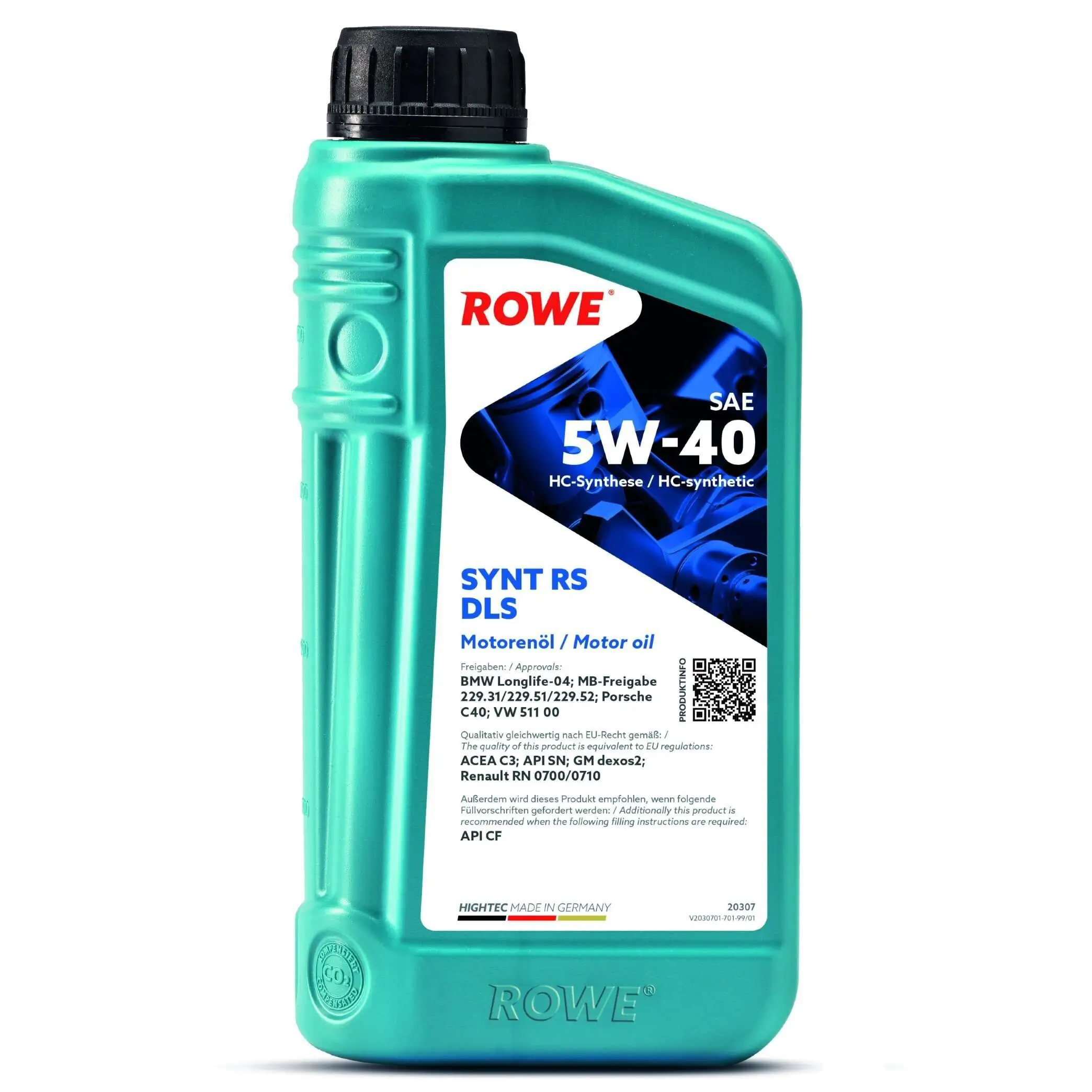 Motoröl 5W-40 1L ROWE 20307-0010-99