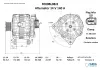 Generator 14 V SEG Automotive F000BL08J3 Bild Generator 14 V SEG Automotive F000BL08J3