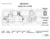 Starter 12 V 1,2 kW SEG Automotive 0001107527 Bild Starter 12 V 1,2 kW SEG Automotive 0001107527