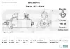 Starter 12 V 1,2 kW SEG Automotive 0001108466 Bild Starter 12 V 1,2 kW SEG Automotive 0001108466