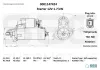 Starter 12 V 1,7 kW SEG Automotive 0001147424 Bild Starter 12 V 1,7 kW SEG Automotive 0001147424