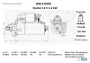 Starter 12 V 1,6 kW SEG Automotive 0001170200 Bild Starter 12 V 1,6 kW SEG Automotive 0001170200