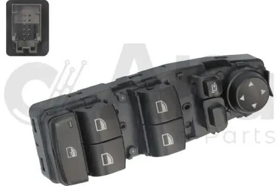 Schalter, Fensterheber fahrerseitig Alfa e-Parts AF00270 Bild Schalter, Fensterheber fahrerseitig Alfa e-Parts AF00270