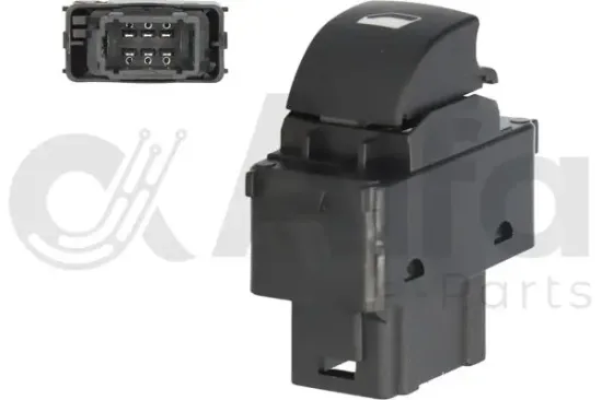 Schalter, Fensterheber vorne rechts Alfa e-Parts AF00319 Bild Schalter, Fensterheber vorne rechts Alfa e-Parts AF00319