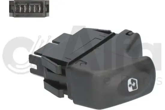 Schalter, Fensterheber beifahrerseitig Alfa e-Parts AF00323 Bild Schalter, Fensterheber beifahrerseitig Alfa e-Parts AF00323