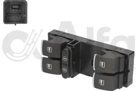 Schalter, Fensterheber vorne links Alfa e-Parts AF00429 Bild Schalter, Fensterheber vorne links Alfa e-Parts AF00429