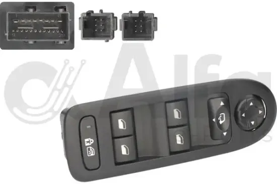 Schalter, Fensterheber hinten links Alfa e-Parts AF00405 Bild Schalter, Fensterheber hinten links Alfa e-Parts AF00405