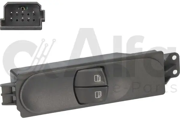 Schalter, Fensterheber fahrerseitig Alfa e-Parts AF00456