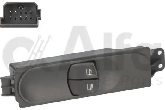 Schalter, Fensterheber fahrerseitig Alfa e-Parts AF00456 Bild Schalter, Fensterheber fahrerseitig Alfa e-Parts AF00456