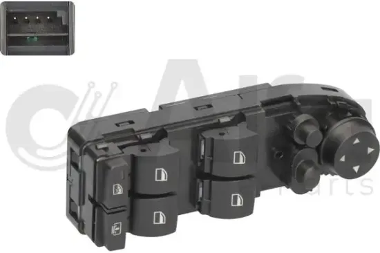 Schalter, Fensterheber fahrerseitig Alfa e-Parts AF00460 Bild Schalter, Fensterheber fahrerseitig Alfa e-Parts AF00460