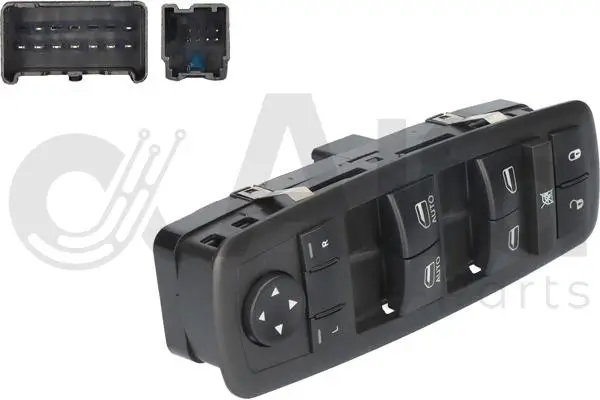 Schalter, Fensterheber 12 V vorne rechts Alfa e-Parts AF02282