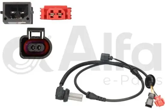Sensor, Raddrehzahl Vorderachse Alfa e-Parts AF03250 Bild Sensor, Raddrehzahl Vorderachse Alfa e-Parts AF03250
