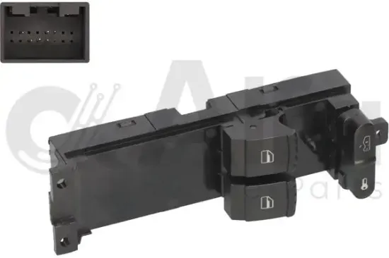 Schalter, Fensterheber fahrerseitig Alfa e-Parts AF05834 Bild Schalter, Fensterheber fahrerseitig Alfa e-Parts AF05834