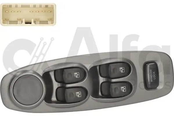 Schalter, Fensterheber vorne links Alfa e-Parts AF05878