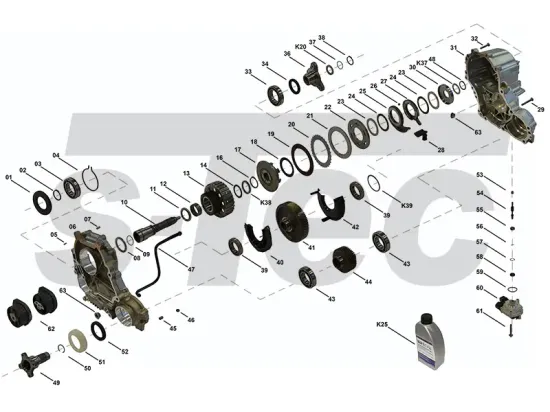 Verteilergetriebe S-TEC TC00266-RI Bild Verteilergetriebe S-TEC TC00266-RI