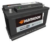 Starterbatterie 12 V 80 Ah Hankook EFB 58030