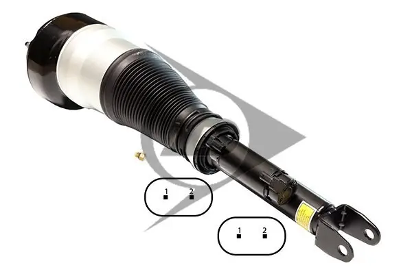 Luftfederbein Vorderachse links Dunlop Airsuspension 71219