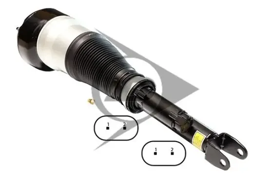 Luftfederbein Vorderachse links Dunlop Airsuspension 71219 Bild Luftfederbein Vorderachse links Dunlop Airsuspension 71219