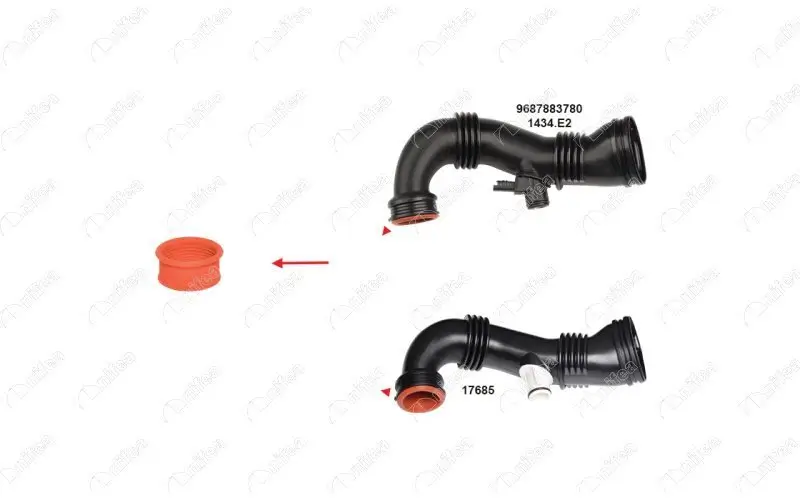 Dichtring, Ladeluftschlauch NIFEA 17680