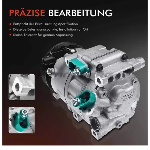 Kompressor, Klimaanlage 12 V Frankberg 5481FB0001130 Bild Kompressor, Klimaanlage 12 V Frankberg 5481FB0001130