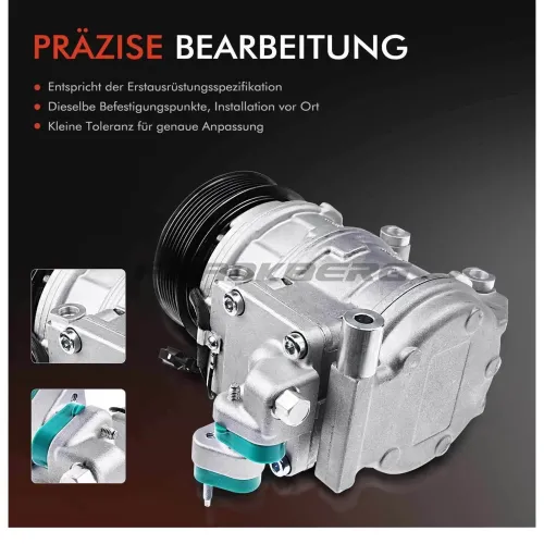 Kompressor, Klimaanlage 12 V Frankberg 5481FB0001144 Bild Kompressor, Klimaanlage 12 V Frankberg 5481FB0001144