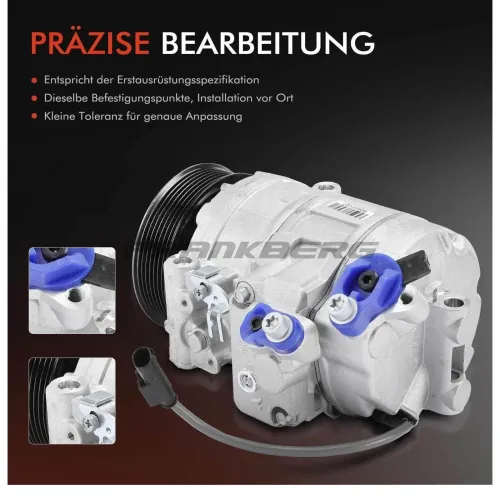 Kompressor, Klimaanlage 12 V Frankberg 5481FB0001164 Bild Kompressor, Klimaanlage 12 V Frankberg 5481FB0001164