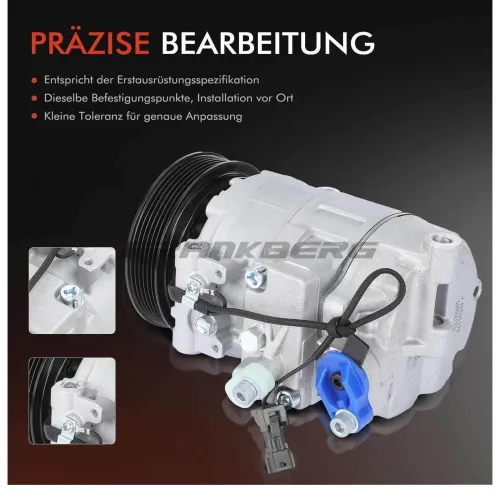 Kompressor, Klimaanlage 12 V Frankberg 5481FB0001171 Bild Kompressor, Klimaanlage 12 V Frankberg 5481FB0001171