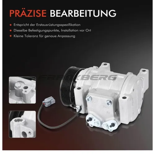 Kompressor, Klimaanlage 12 V Frankberg 5481FB0001175 Bild Kompressor, Klimaanlage 12 V Frankberg 5481FB0001175