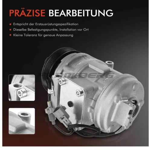 Kompressor, Klimaanlage 12 V Frankberg 5481FB0001207 Bild Kompressor, Klimaanlage 12 V Frankberg 5481FB0001207